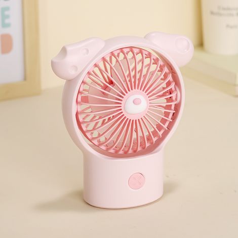Ventilateur de poche portable – 3 vitesses – Construction légère – Flux d’air stable – Batterie rechargeable – Charge USB rapide – Ailettes fluides -Pour jardinage, bureau, voyage, trajets, étude (1/4)
