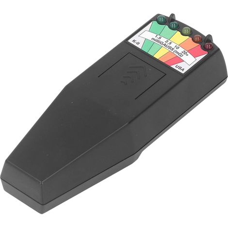 Radiomètre portatif détecteur de niveau de CEM, testeur de rayonnement de champ magnétique pour une utilisation intérieure et extérieure (0-20 mG) (1/5)