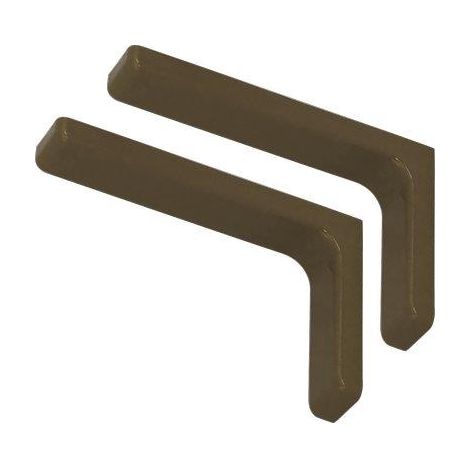 REGGIMENSOLA RICOPERTA LEONARDO BOLIS - ACCIAIO/PLASTICA ROVERE MM 180X114 CF=PZ 2- 5 confezioni