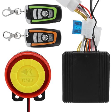 Système d'alarme antivol universel pour moto 12 V avec démarrage à distance (1/5)