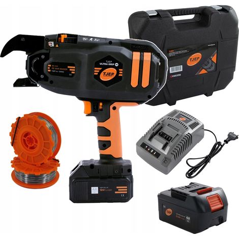 Lieuse A Batterie TJEP Ultra Grip 40, Pour Armatures Et Barres D'Acier, Nouveau Modele (1/5)
