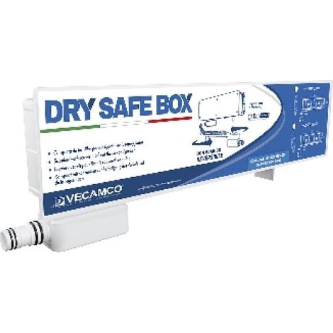 CASSETTA DI PREDISPOSIZIONE CON SIFONE A SECCO DRY SAFE BOX mm 430x160x65