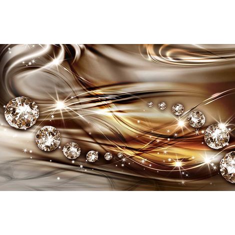 Tableau graphique strass et diamants - 80x50 cm Toile imprimée (1/5)