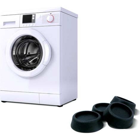 370650 Set de 4 patins anti-vibrations pour machine à laver sèche-linge ø 5,5 cm