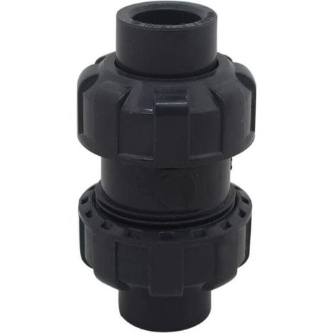 Kugelrückschlagventil 20 25 32 40 50 63mm Schwimmbad-Rückschlagventil PVC-Rückflussverhindererventil (Innendurchmesser 40mm) (1/5)