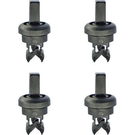 4 Pièces Plage Arriere Clips de Fixation Voiture,Clips pour Tablette Arrière,Clips de Fixation pour Étagère Arrière 7705099001 8200675047 Compatible pour Renault Clio/Megane Qashqai Scenic Nissan