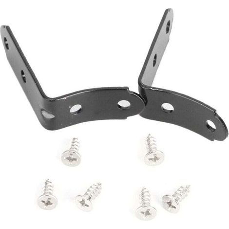 Scharnierreparaturset, Eisenscharnier-Stützreparaturset für Handschuhfachdeckel für A4 S4 B6 B7 Schwarz (1/4)