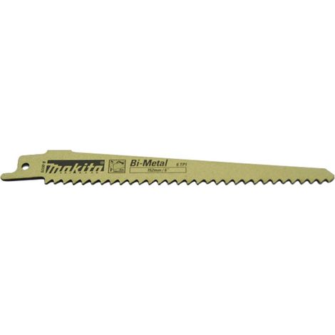 Makita B-05175 Makita B-05175 Lama bimetallica 130/6,4Z Lunghezza lama della sega 152 mm 5 pz.