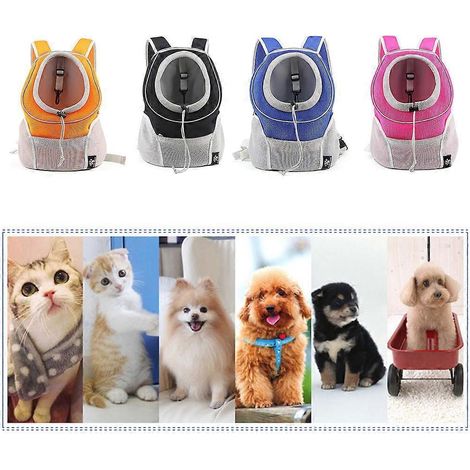 Sac bandoulière de transport pour chiot, en filet, accessoires pour animaux de compagnie pour les sorties. (1/4)