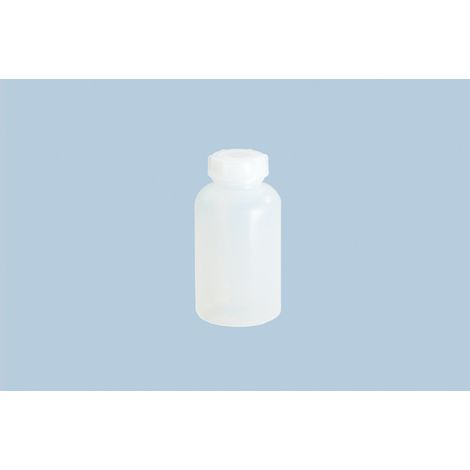 Hünersdorff Weithalsflasche 200 ml, LD-PE naturfarben, rund