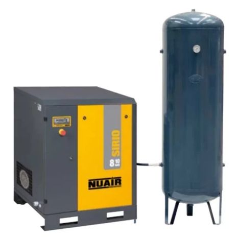 Compresseur d'air à vis entrainement par courroie 500 litres 8 bar 10 CV (1/3)