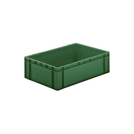 Contenitore impilabile per trasporto LA-KA-PE L600xP400xH175mm - TK600/175-0 VERDE