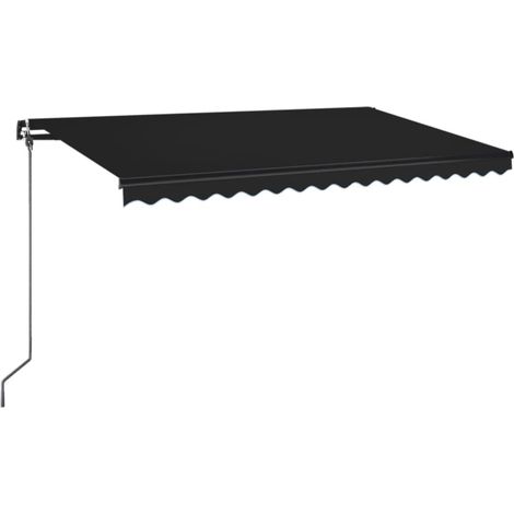 Maison Exclusive - Markise Manuell Einziehbar mit LED 400x350 cm