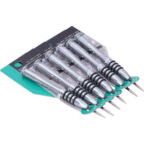 A set of 6 chrome vanadium steel Phillips head screwdrivers for disassembly and repair (8024 6150 1.5 + lead sand + nickel sand). (1/5)