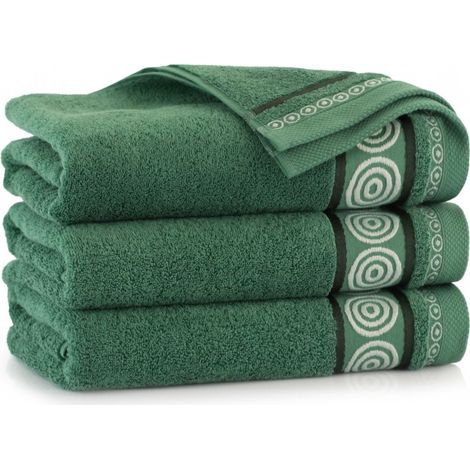 Asciugamano Rondo 2 30x50 verde (1/5)