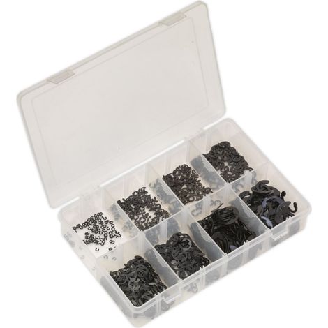 Sealey AB012ER E-Clip Retainer Assortment 800pc (1/5)