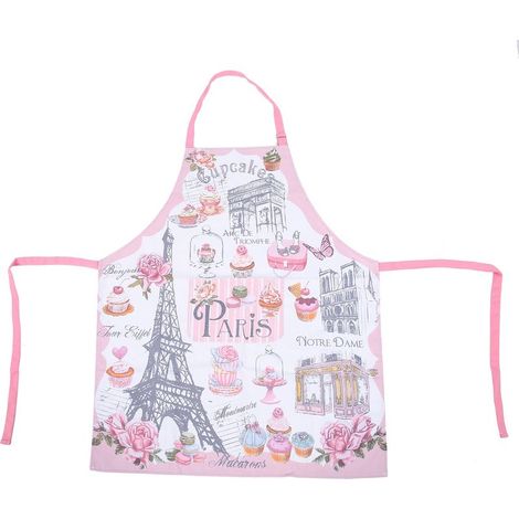 Tablier de Cuisine Unisex Sans Bras – Polyester Imperméable Cartoon – 71.5 x 49cm – Lot 1 (1/4)