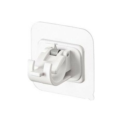 8pcs Self Adhesive Curtain Rod Brackets No Drill Curtain Rods Brackets No Drill No Nail Adjustable (1/5)