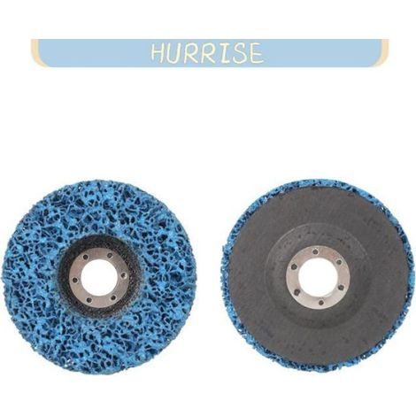 Tbest Disque de meulage 5 pcs Disque Abrasif de Bande de Poly Meule Anti-Rouille quincaillerie verre Diamant bleu 1001422 trous (1/4)