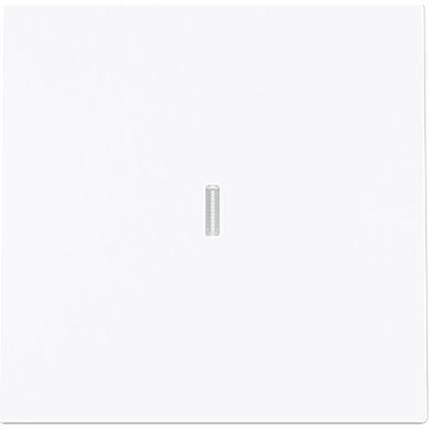 Tapa tecla interruptor conmutador con visor Serie Alba de Niessen  Blanco Mate (1/3)