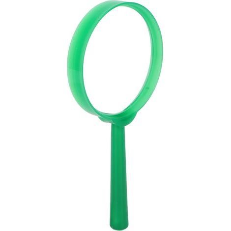 Mini loupe de poche avec poignée en plastique, loupe de lecture portable pour étudiants et enfants (verte) (1/5)