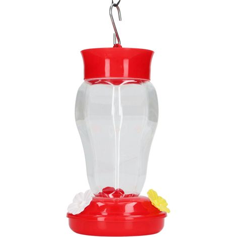 Mangeoire pour colibris de jardin, 3 ports, anti-fuite, accrochage avec crochet en fer, recharge facile, modèle Type2 (1/5)