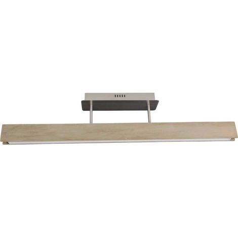 Deckenleuchte Deckenlampe Holzleuchte Wohnzimmerleuchte dimmbar LED L 97,5 cm