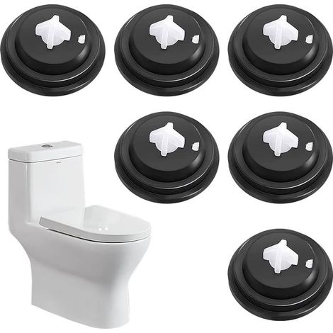 Rondelles de Diaphragme de Soupape, 6 Pièces Valves à Flotteur pour robinet, Joint Chasse dEau WC,Rondelles de Diaphragme en Caoutchouc de Rechange pour (1/5)