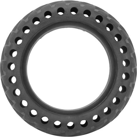 Pneu Noir 8 Pouces Anti-crevaison pour Scooter Électrique avec Amortissement (1/5)