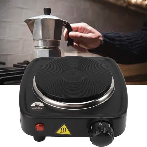Réchaud électrique portable, mini-théière, cafetière/moka, réchaud électrique avec thermostat, réchaud électrique 220 V (norme européenne) (1/5)