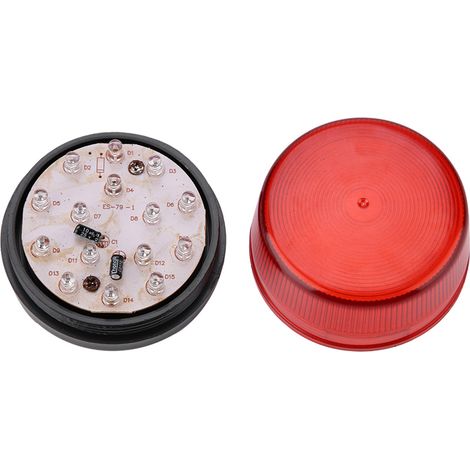 Lampe Stroboscopique LED Clignotante pour Alarme et Signalisation de Sécurité (1/5)