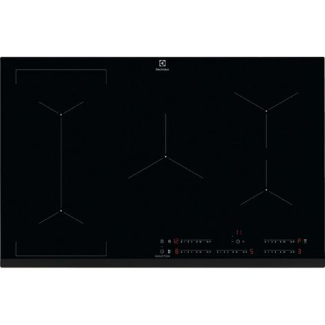 Piano cottura a induzione Electrolux EIV835 Noir da incasso, 80 cm, 5 zone di cottura (1/5)