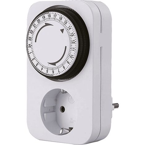 Microconnect GRUTIMER contador eléctrico Blanco Temporizador diario (1/4)