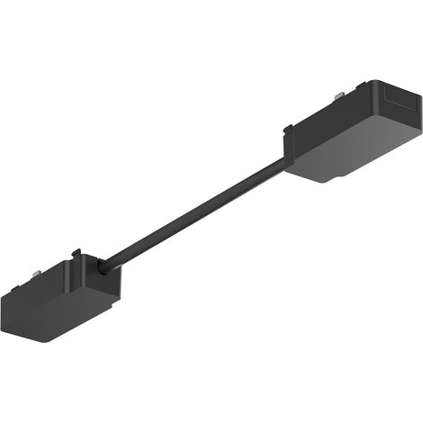 Connecteur de rail 1 phase double noir à long câble MAGNETIC TRACK SLIM Milagro (1/3)