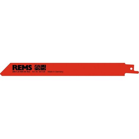 Lames scie sabre Rems 561108R05 200 mm 5 unités