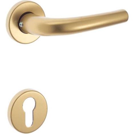 Maniglia Uno bronzo con Rosette Yale