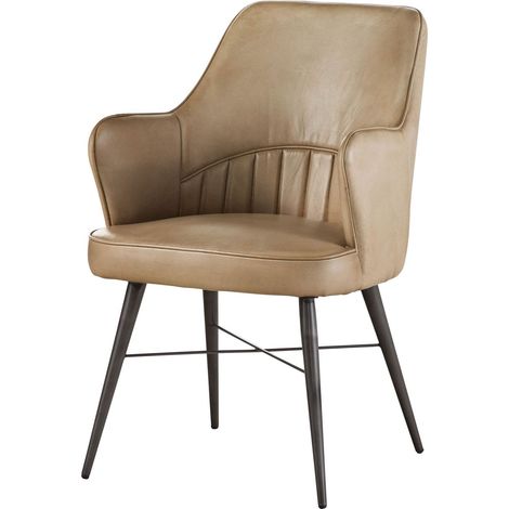Sedia beige montato parzialmente IRON LABEL 130 (1/4)