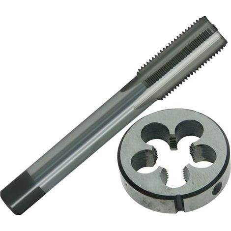 Tap M14 X 1 0mm - Die M14 X 1 0mm - Filetage Métrique Gauche - Outils Pour Travail Des Métaux - Lot De 2 (1/5)