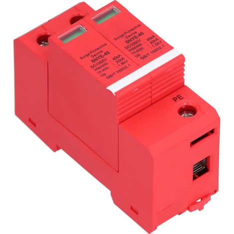 Protezione da sovratensione, protezione da sovratensione CC fotovoltaica più stabile, facile installazione, riutilizzabile, fissato con anello per proteggere il progetto.