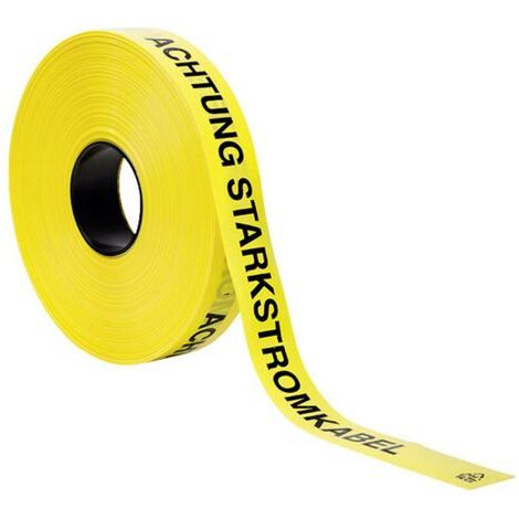 Bande d'avertissement HellermannTyton 905-55110 (L x l) 250 m x 40 mm S908911 (1/2)
