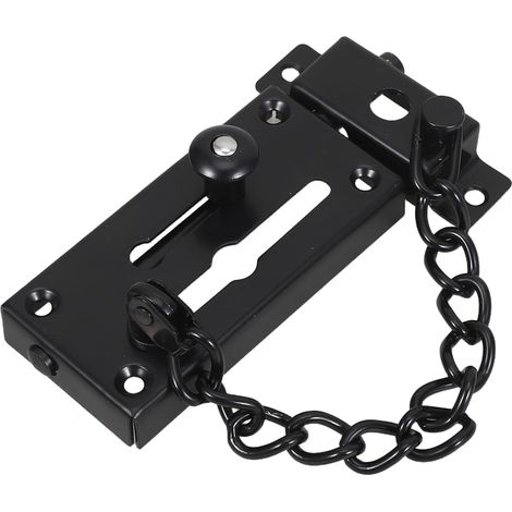 Verrou de Sécurité à Chaîne en inox Noir (1/5)