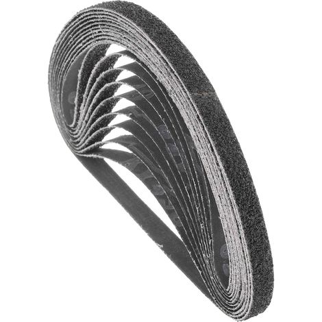 10 Bandes Abrasives 1/2 x 21 Pouces Grain 40 Papier De Ponçage (1/5)