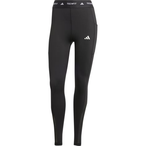 adidas TECHFIT Trainingsleggings für Damen, schwarz, IT2282 r, Größe XS