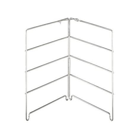 Aps Soporte para pizza Pro acero inoxidable plegable 26 cm