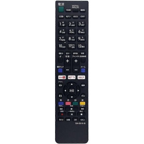 Ersatzfernbedienung SN-E616-B für Sony Smart LCD TV (japanische Version) (1/5)