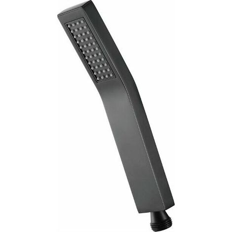 Green Mobility-Pommeau de douche à Main avec Pommeau de Douche sous Pression Ensemble de Pommeau de Douche Noir Mat Douchettes Tuyau non inclus (1/4)