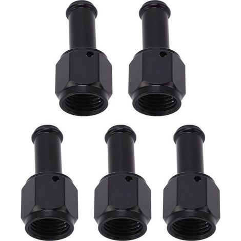 5 pièces 6an femelle à 5/16 NPT adaptateur de raccord en alliage d'aluminium adaptateur de filetage femelle à mâle (1/5)