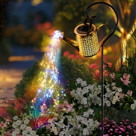 Solarbetriebene Gießkannenleuchte, dekorative Solarleuchten für Außenbereich, wasserdichte Gartendekoration für Terrasse und Rasen, Landschaftsbeleuchtung, Geburtstagsgeschenk für Frauen und Mütter