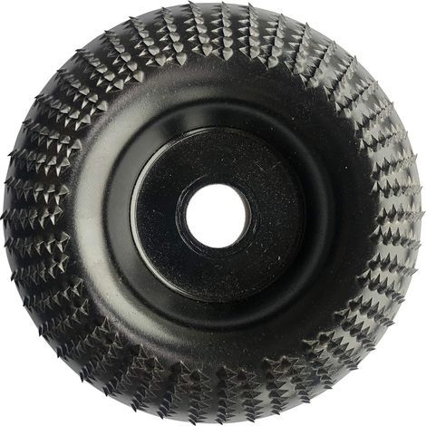 Disque de sculpture sur bois, disque de meulage du bois Disque de tronçonneuse, meulage de bois en carbure de tungstène, disques de meulage pour le formage, le meulage et la coupe (Ø 100mmx 22 mm) (1/5)
