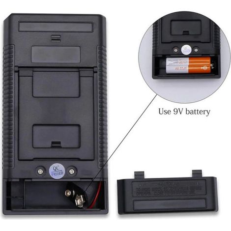 1 Détecteur de champ électromagnétique, double fréquence 50Hz-2000MHz, écran LCD 3,5 pouces, testeur de rayonnement portable (1/5)